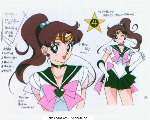 Sailor Jupiter - este foarte draguta si sportiva - Sailor Moon